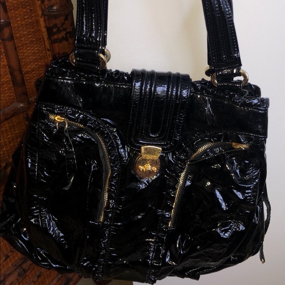 Treesje patent leather shoulder bag. - Picture 1 of 8